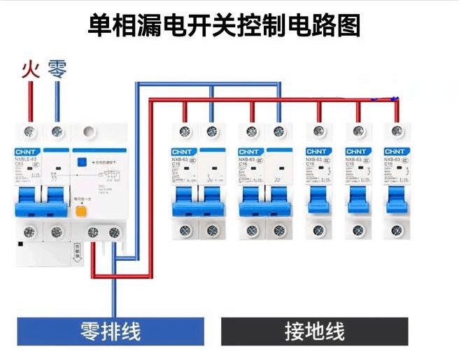 三相四線制電路中可以使用單相漏電保護器嗎？
