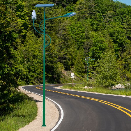 LED太陽(yáng)能路燈高亮特色新農(nóng)村道路燈工業(yè)區(qū)戶外照明光伏廠家批發(fā)