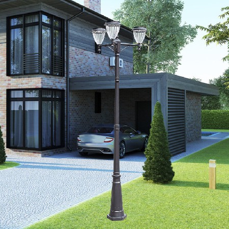 新款特色節(jié)能光伏太陽能庭院燈戶外防水鋁制歐式LED景觀燈