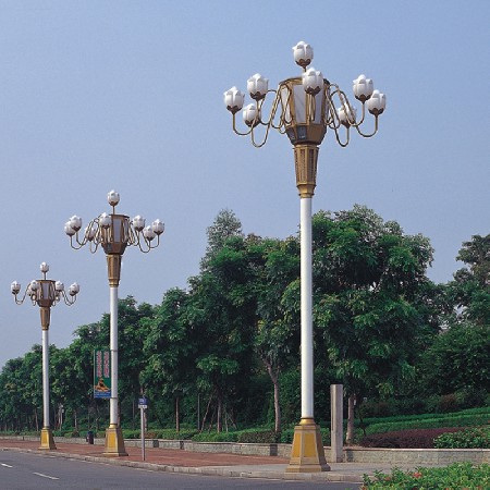 led玉蘭中華燈新中式景觀燈戶外道路照明園林廣場庭院燈廠家批發